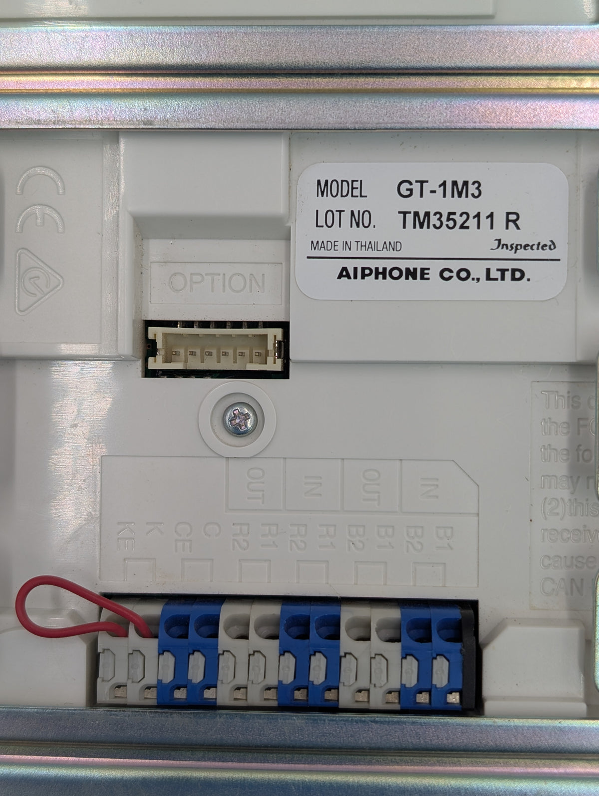 Aiphone GT-1M3 3.5" Color LCD Tenant Intercom VOX PTT 24V Video Monitor Station