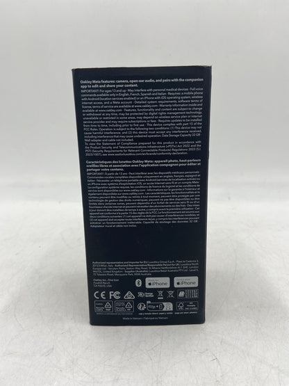 New Meta Oakley HSTN Clear Transitions Grey Black Smart Glasses OAK80020551