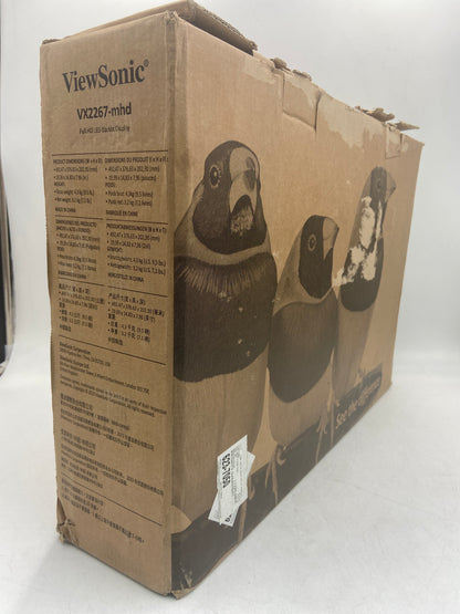 ViewSonic 21.5" VX2267-mhd 1080p Full HD LED Backlit Display VS18636