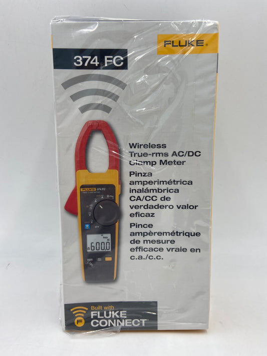 New Fluke 374 FC True-RMS AC/DC Clamp Meter