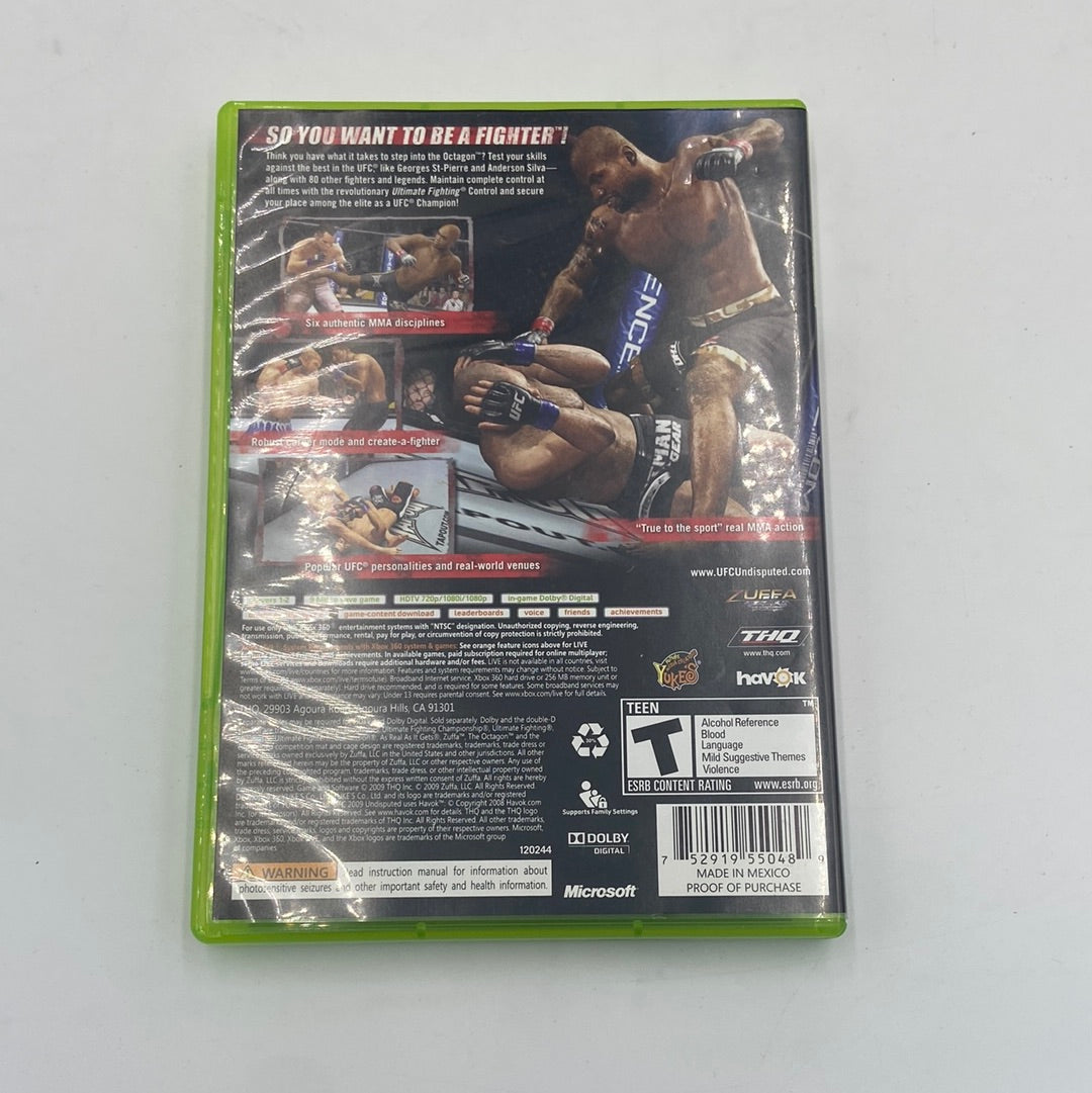 Pair of 2 Microsoft Xbox 360 Fighting Games Bundle 2009