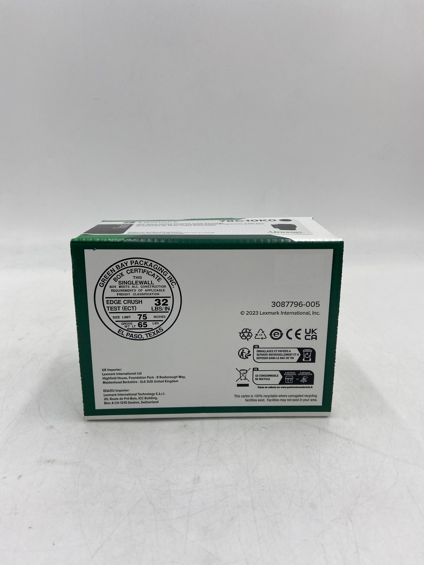 New Lexmark 78c10k0 Black Toner Cartridge