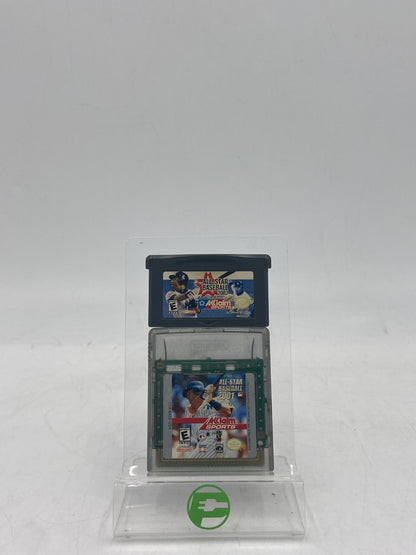 Lot of 2 Nintendo Game Boy Advance/ Gameboy Color Games - AllStar Baseball Lot