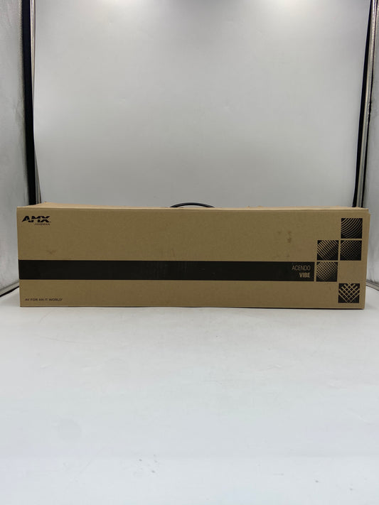New AMX By Harman AMX ACENDO VIBE BLUETOOTH SOUND BAR W/ CAMERA & ACV-REM-100 Black