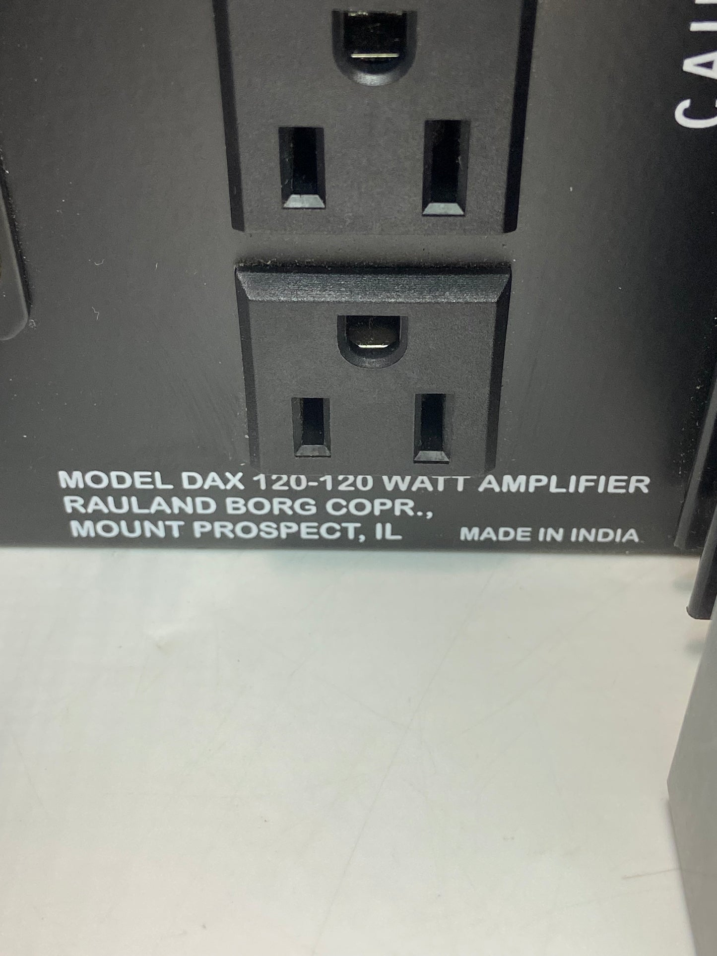 Rauland Borg Dax 120-120 Watt Amplifier DAX-1200P