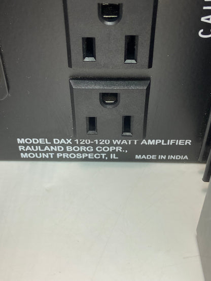 Rauland Borg Dax 120-120 Watt Amplifier DAX-1200P