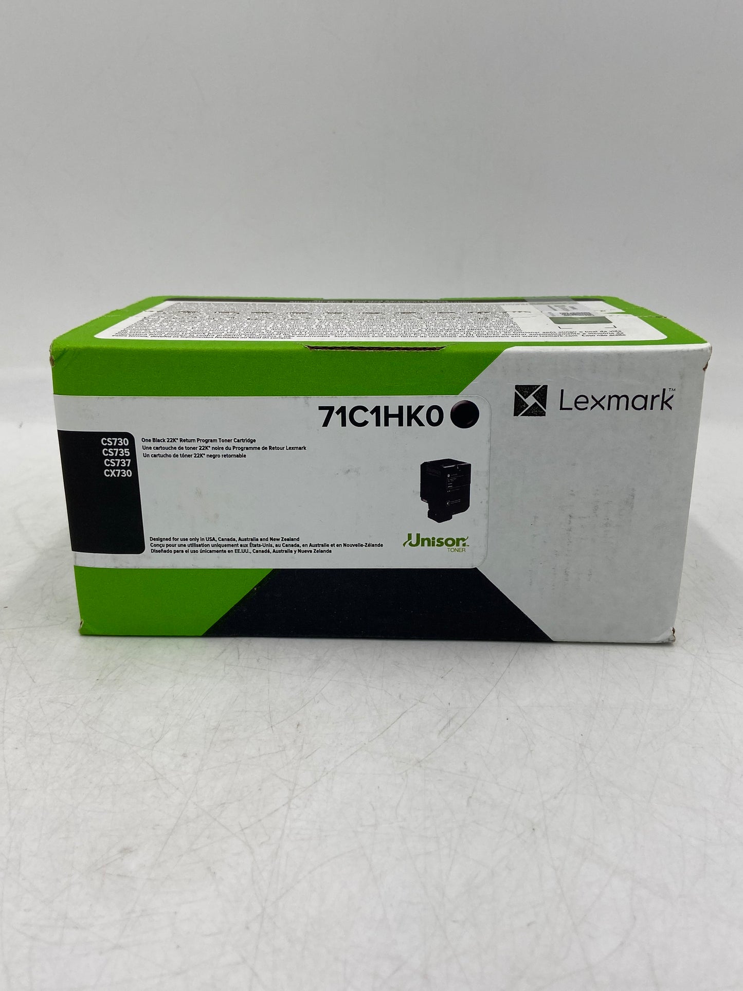 New Lexmark 71C1HK0 CS730 Black Toner Cartridge