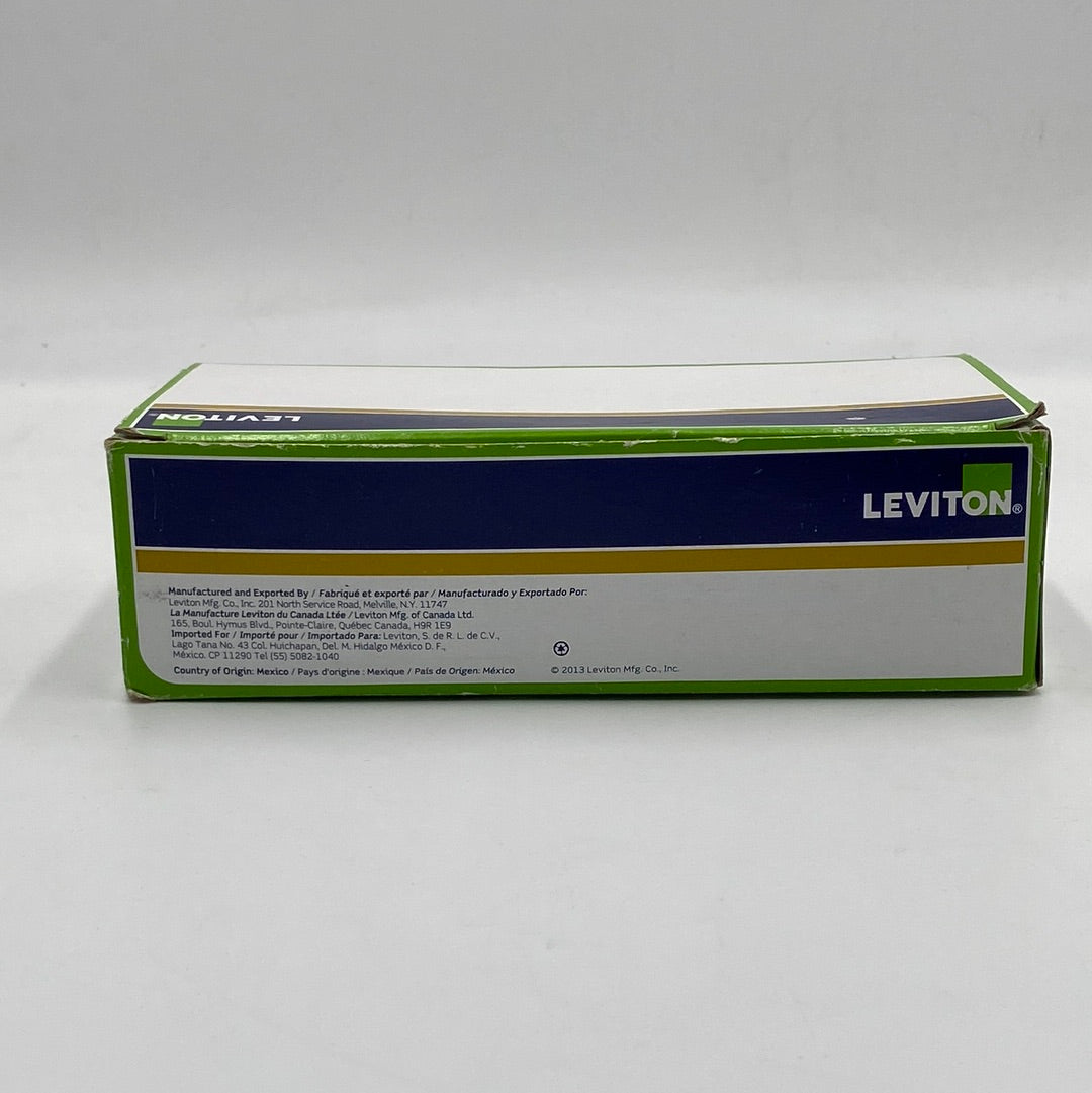 New Open Box Leviton 10 Pack of 5-2DR Outlets White Double 16352-W
