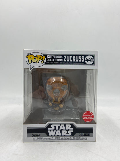 New Funko POP! Star Wars Bounty Hunters Collection: Zuckuss Bobble Head Vinyl Figure 441
