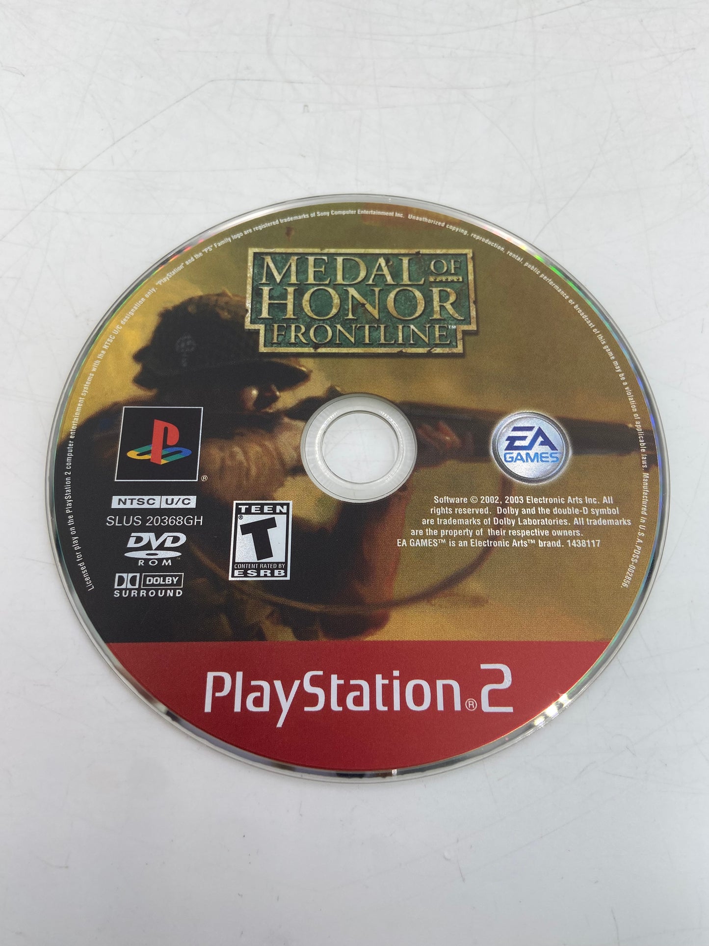 Lot of 3 Sony PlayStation 2 PS2 Games (Medal of Honor Games)