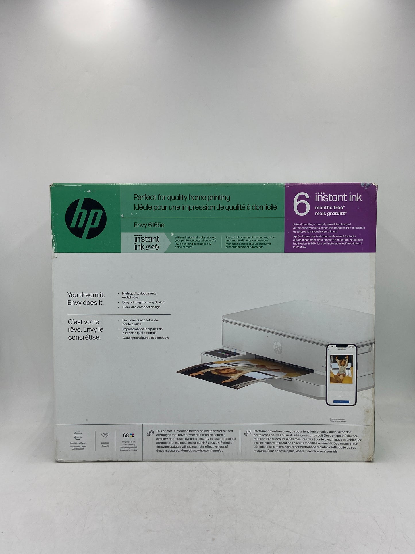 New HP Envy 6165e Wireless-All In One Printer