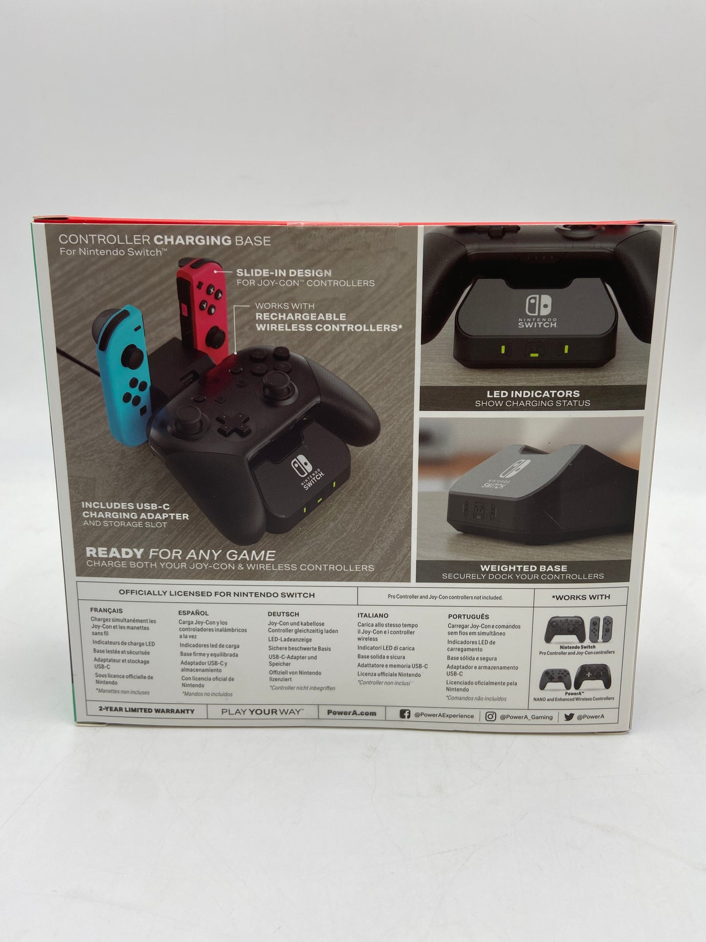 New Nintendo Charging Base Black