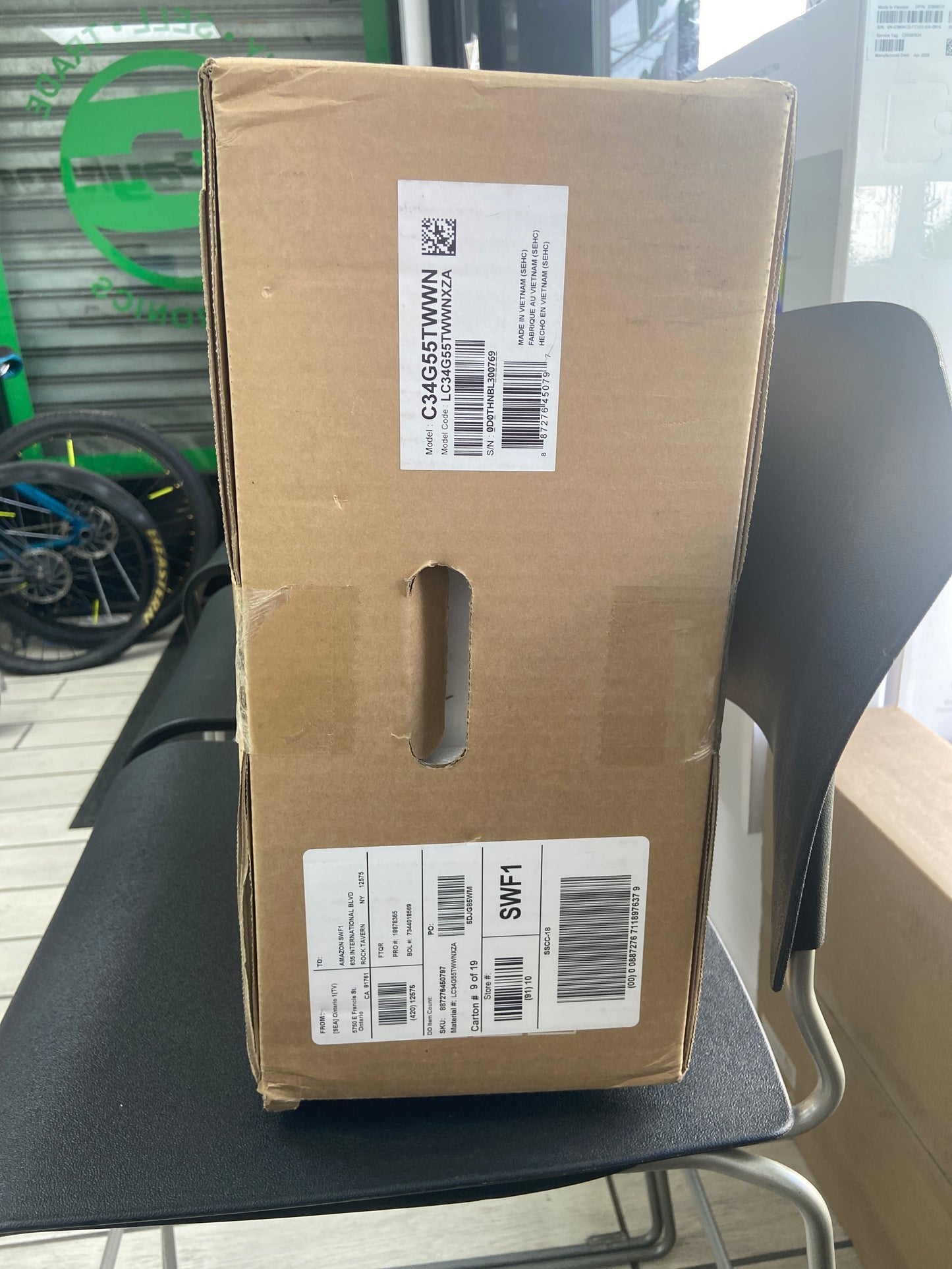 New Samsung 34" C34G55TWWN Ultra WQHD VA Curved Gaming Monitor HDR 10