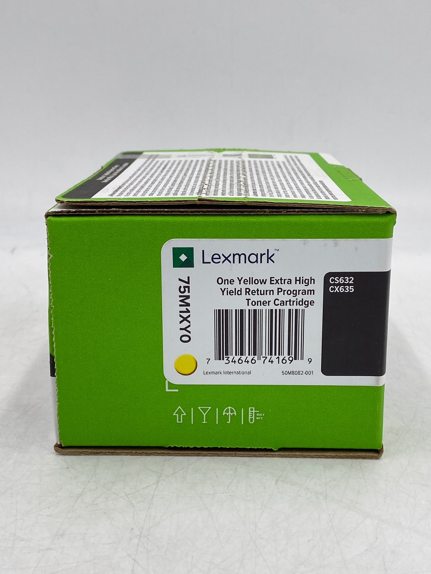 New Lexmark 75M1XY0 50M8082-001 Yellow Toner Cartridge