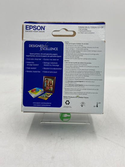 New Epson 252XL T252XL120-S Black Ink Cartridge