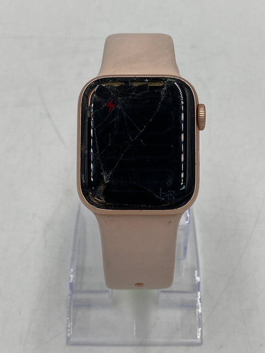 Broken GPS Only Apple Watch Series 5 40MM Aluminum Pink Sport Band A2092