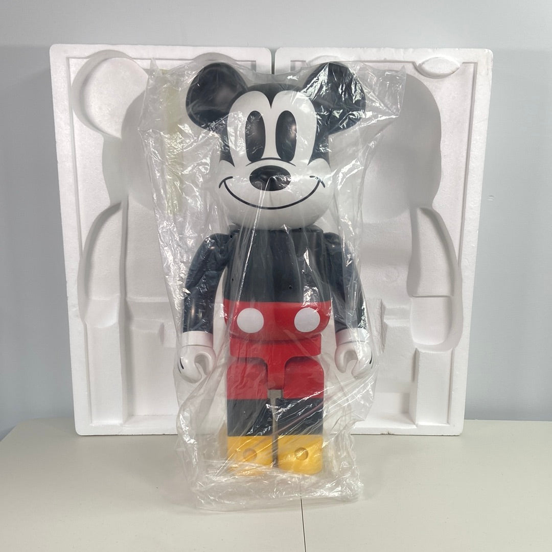 New Open Box Medicom BE@RBRICK 1000% Disney Mickey Mouse