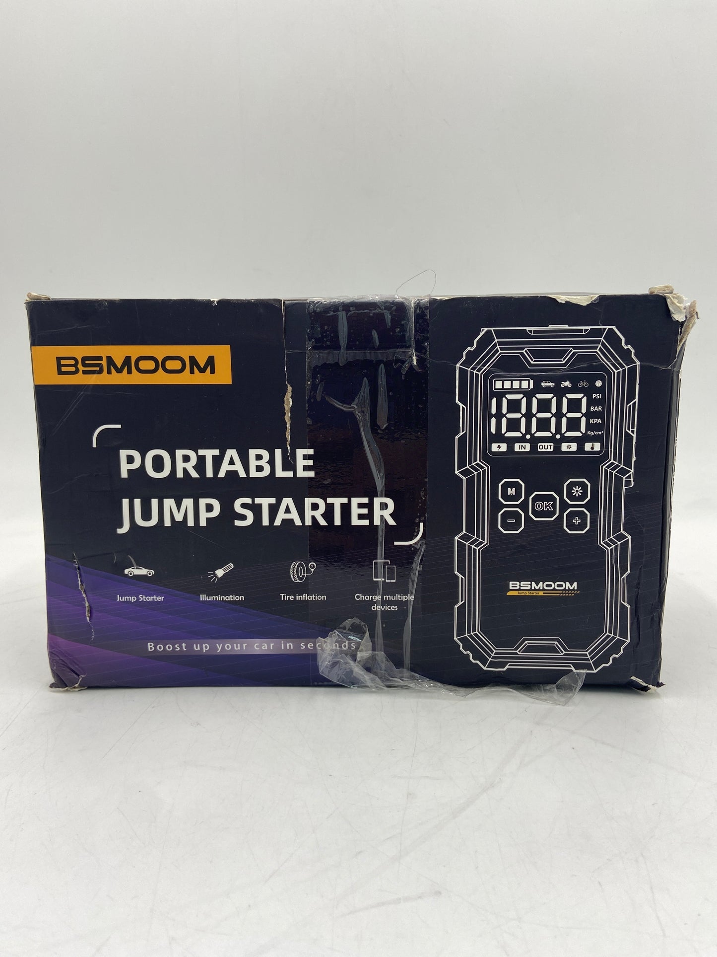 New BSMOOM Portable Jump Starter Car Jump Starter B0A 7000a