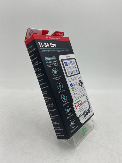 New Texas Instruments TI-84 Evo White Graphing Calculator
