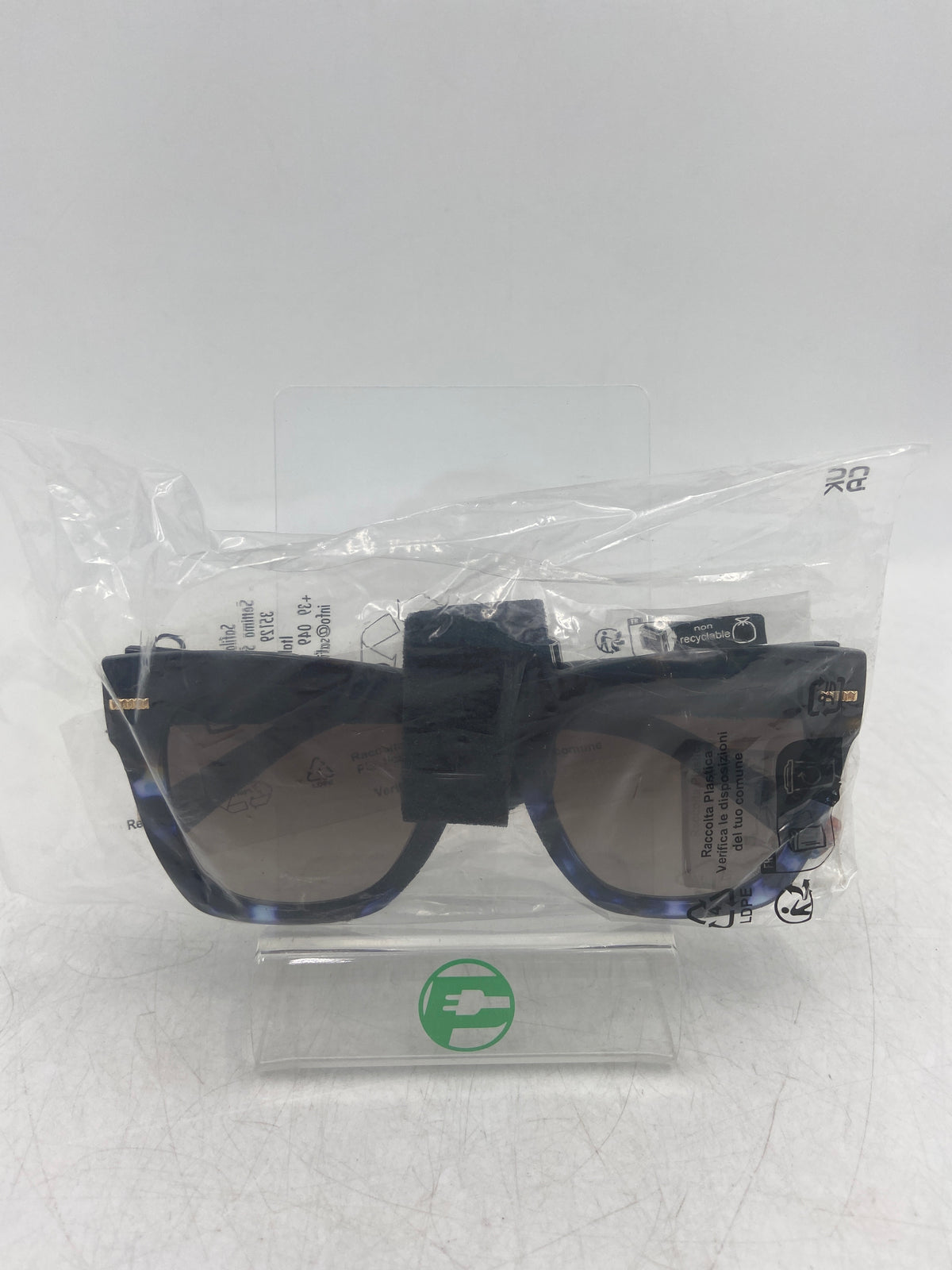 New Open Box Missoni MIS 0069/S Havana Shaded Blue / Brown Shaded 2022 Women's Sunglasses I2G/HA