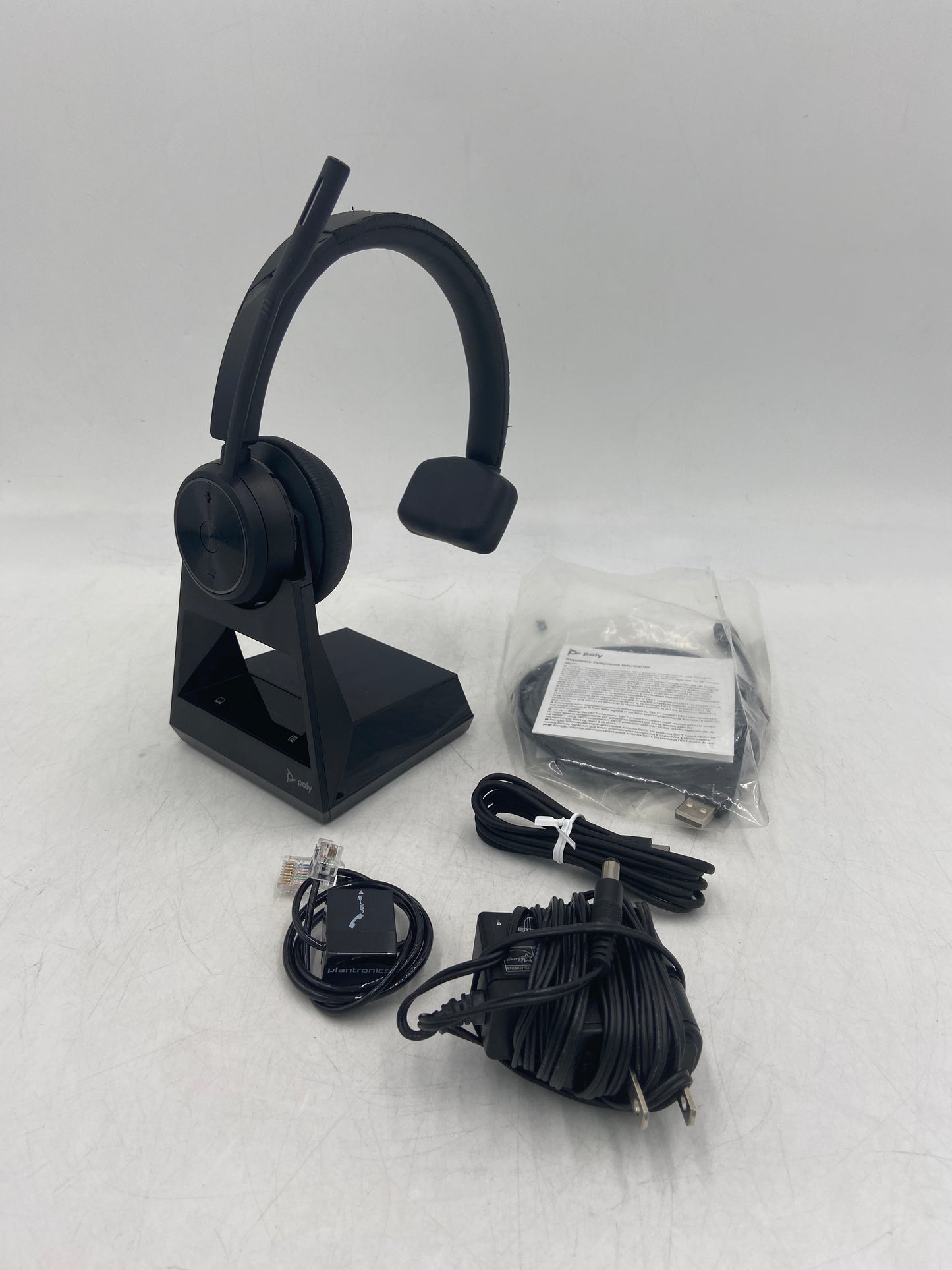 Poly SAVI 7300 OFFICE Headset For Computer And Desk Phone 145DA1
