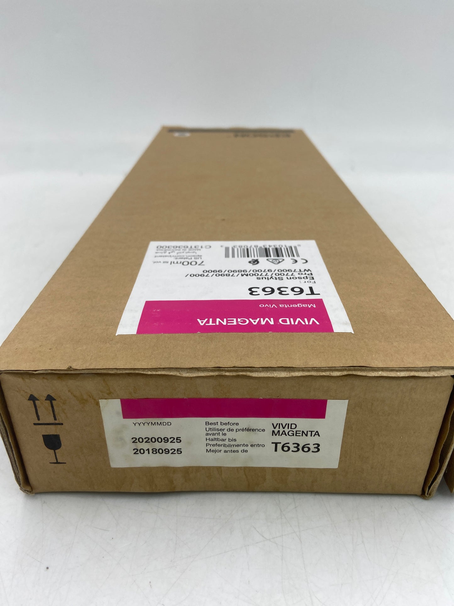 New Epson T6363 Vivid Magenta 700ml EXP 2020 Ink Cartridge for Epson Stylus Pro C13T636300