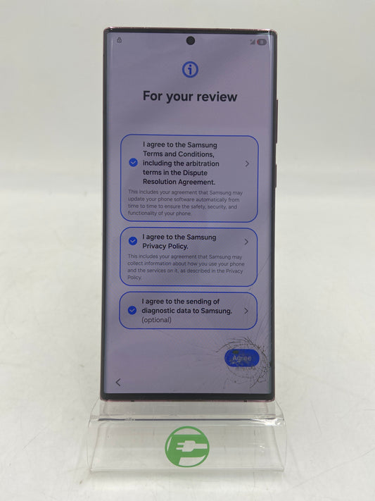 Broken Unlocked Samsung Galaxy S22 Ultra 256GB