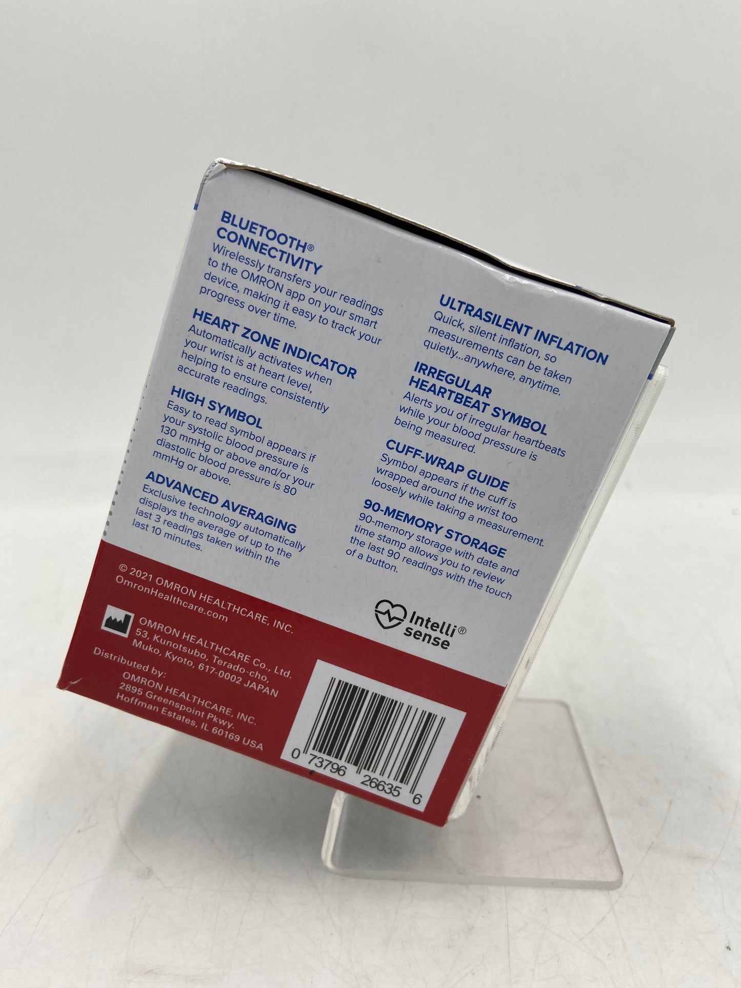 New OMRON 7 Series Wrist Blood Pressure Monitor BP6350