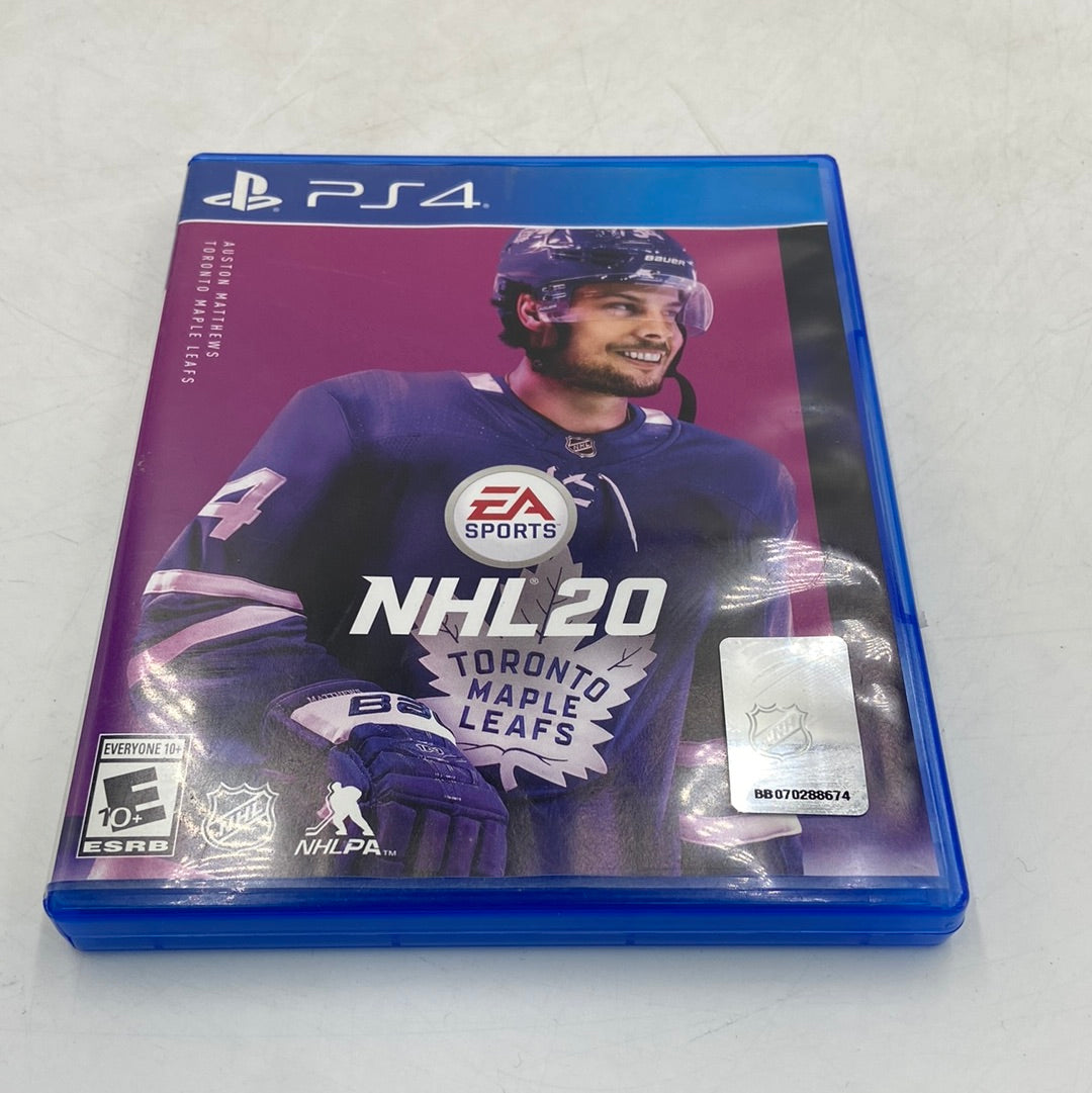 NHL 20 (Sony PlayStation 4 PS4, 2019) Includes Manual + Inserts