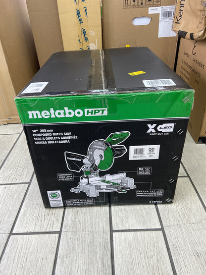 New Metabo HPT 10" 255mm Compound Miter Saw 120V C10FCG2