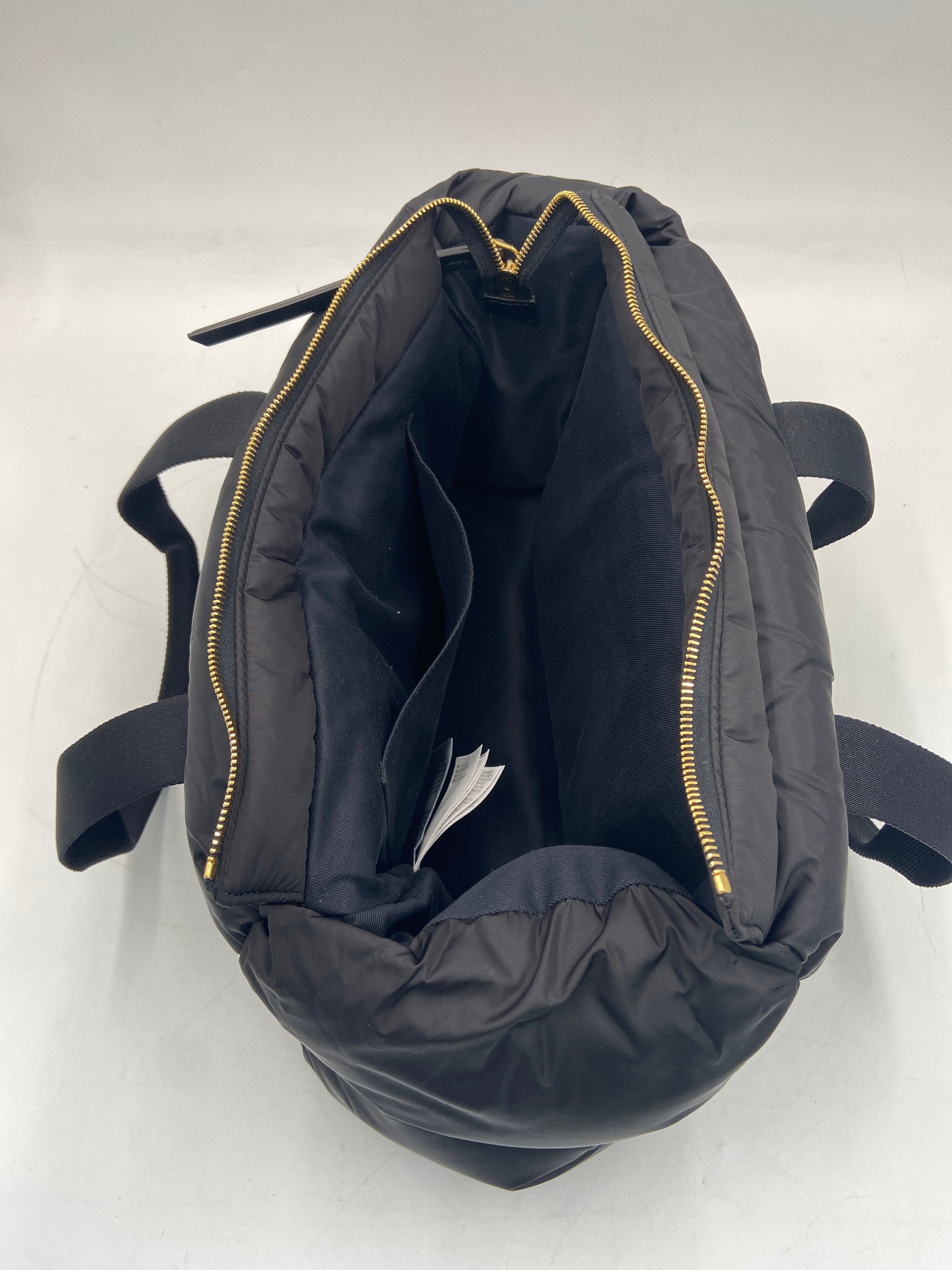 New Moncler Caradoc Tote Bag BLACK QUILTED – PayMore Flatbush
