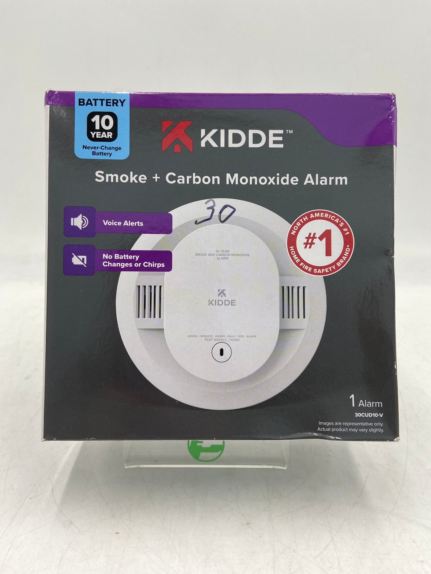 New KIDDE SMOKE AND CARBON DETECT SMOKE CARBON MONOXIDE ALARM 30CUAR