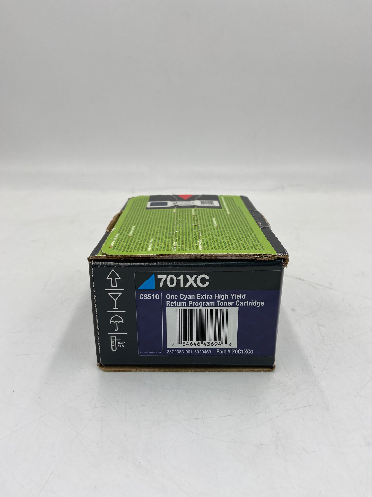 New Lexmark 701XC Cyan Toner Cartridge