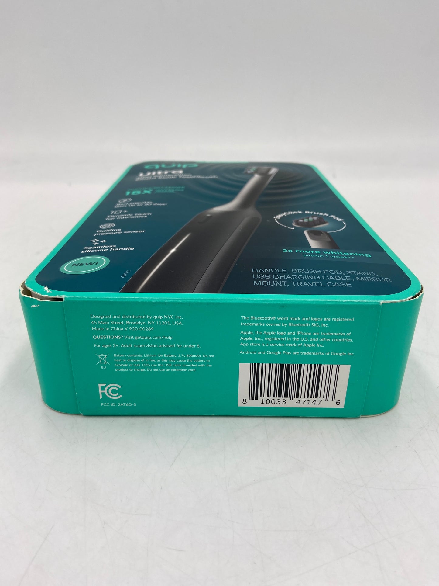 New Quip Ultra Sonic Smart Electric Toothbrush ONYX