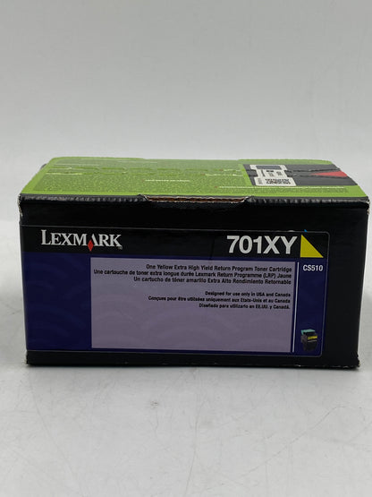 New Lexmark 701XY Yellow Toner Cartridge