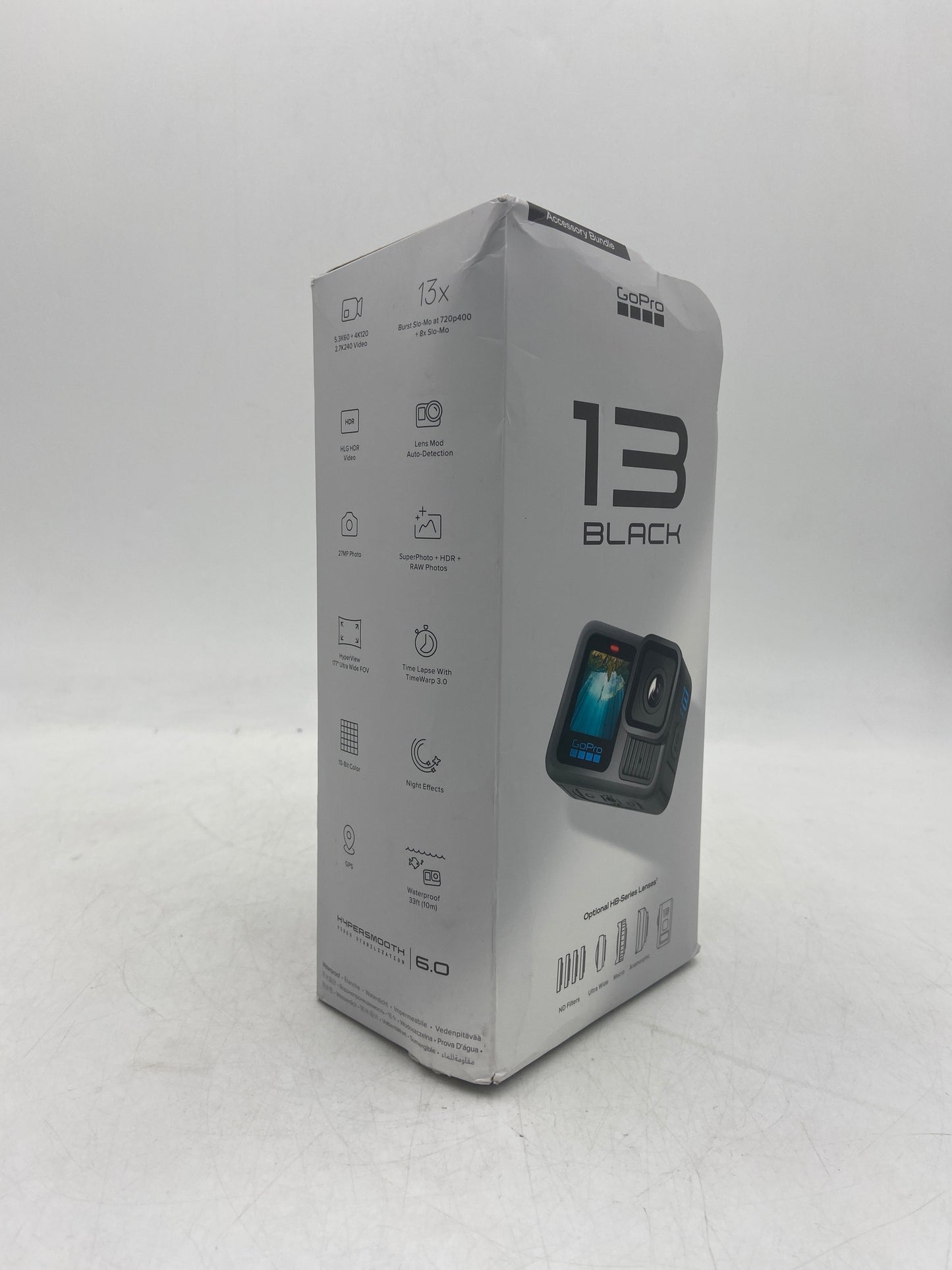 New GoPro HERO13 27MP 5K Waterproof Action Camera CPSS1 with Accessory Bundle Black