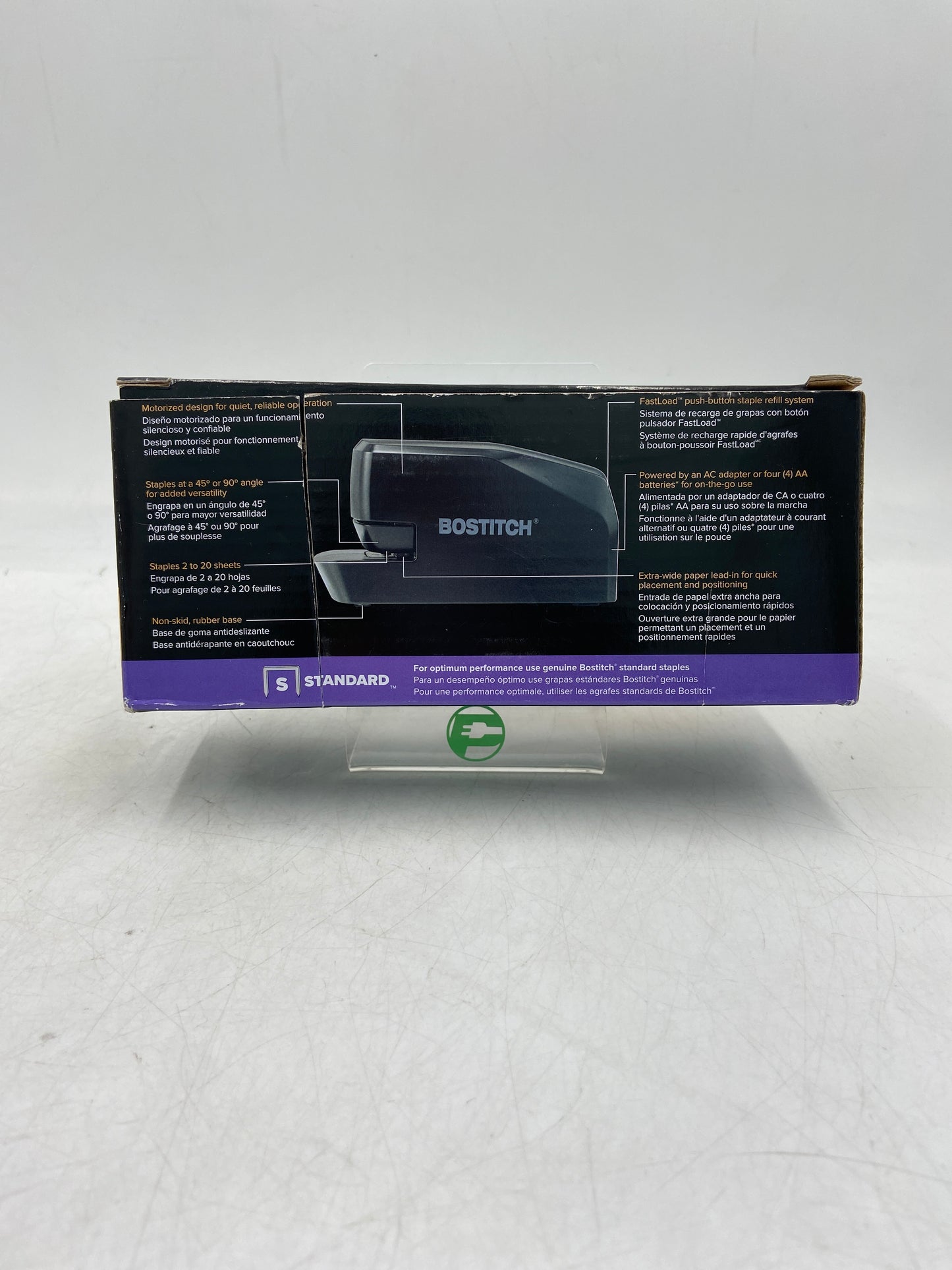 New Bostitch 20 Sheet Capacity Stapler Portable Electric Stapler MDS20-BLACK
