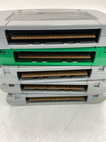 Broken Nintendo LOT OF 10 Nintendo 64 Games Mixed Cartridge Lot DAMAGED