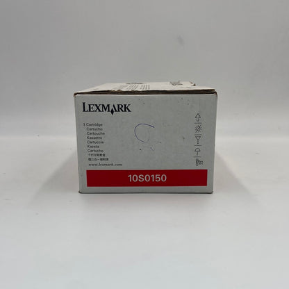 New Open Box Lexmark 10S0150 Black Toner Print Cartridge