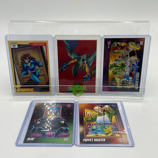 Lot of 5 Marvel Cards 1989, 1991, 1992, 1993 Trading Cards, See Description for Titles