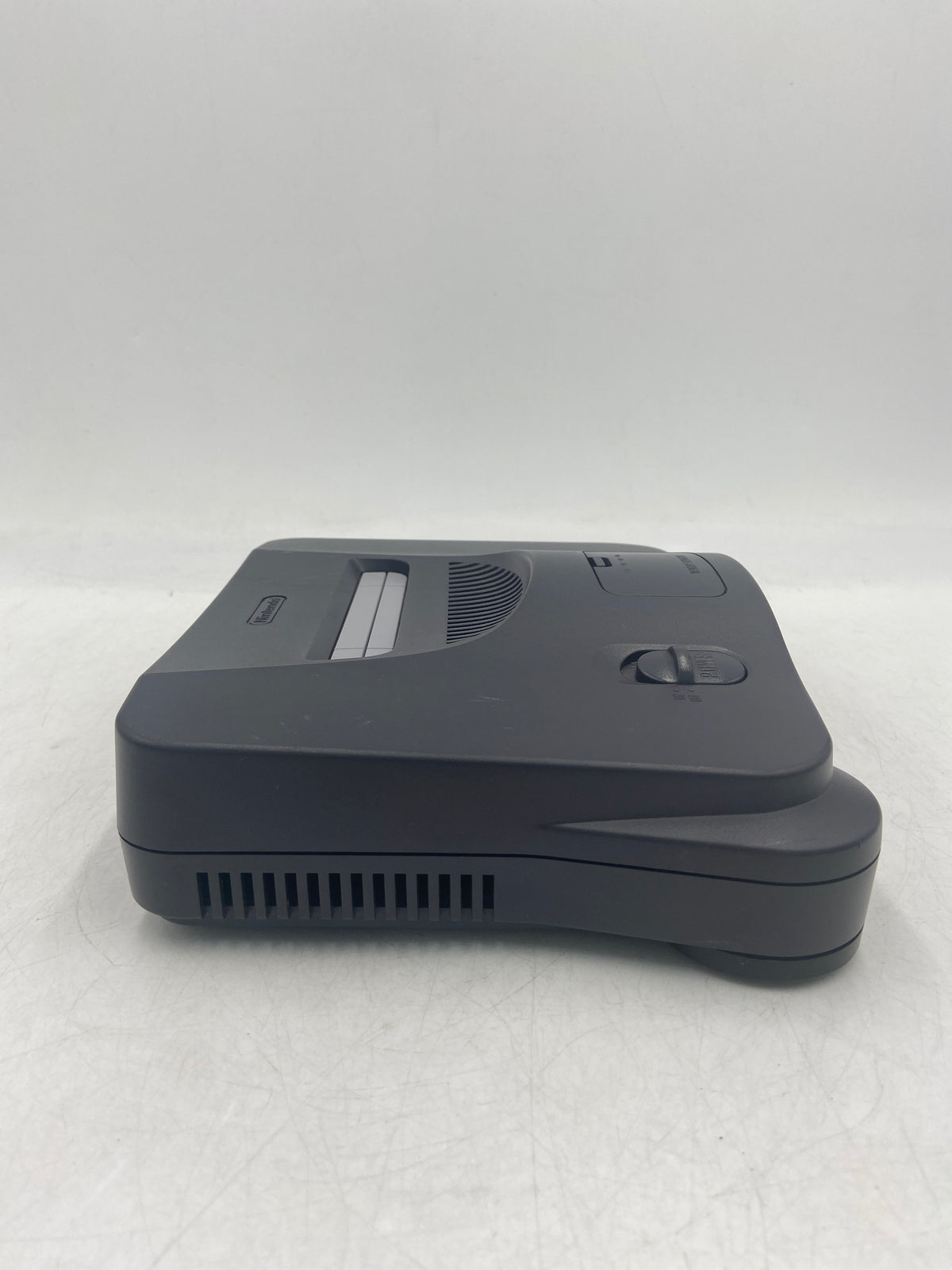 Nintendo N64 Console Gaming System NUS-001 Smoke/Clear Black With 2 Controllers and Wires