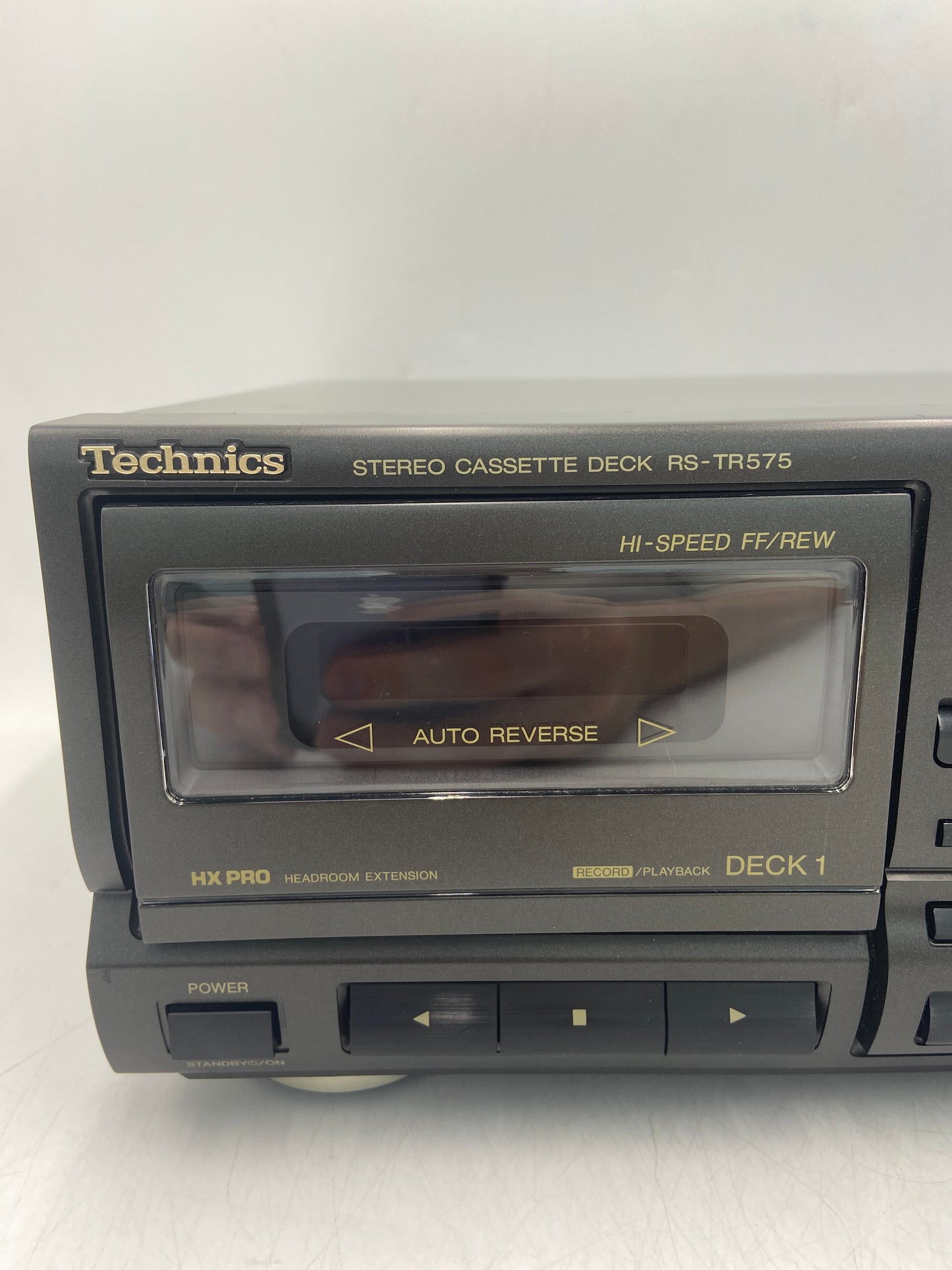 TECHNICS Stereo Double   Cassette Deck RS-TR575 Japan ZH0TB03 50