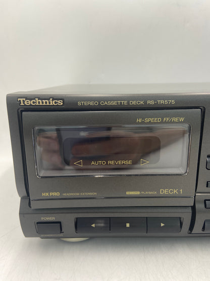 TECHNICS Stereo Double   Cassette Deck RS-TR575 Japan ZH0TB03 50