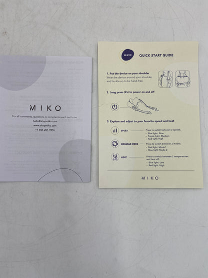 MIKO Smart Shoulder Massager Electric Massager MMS-01GB