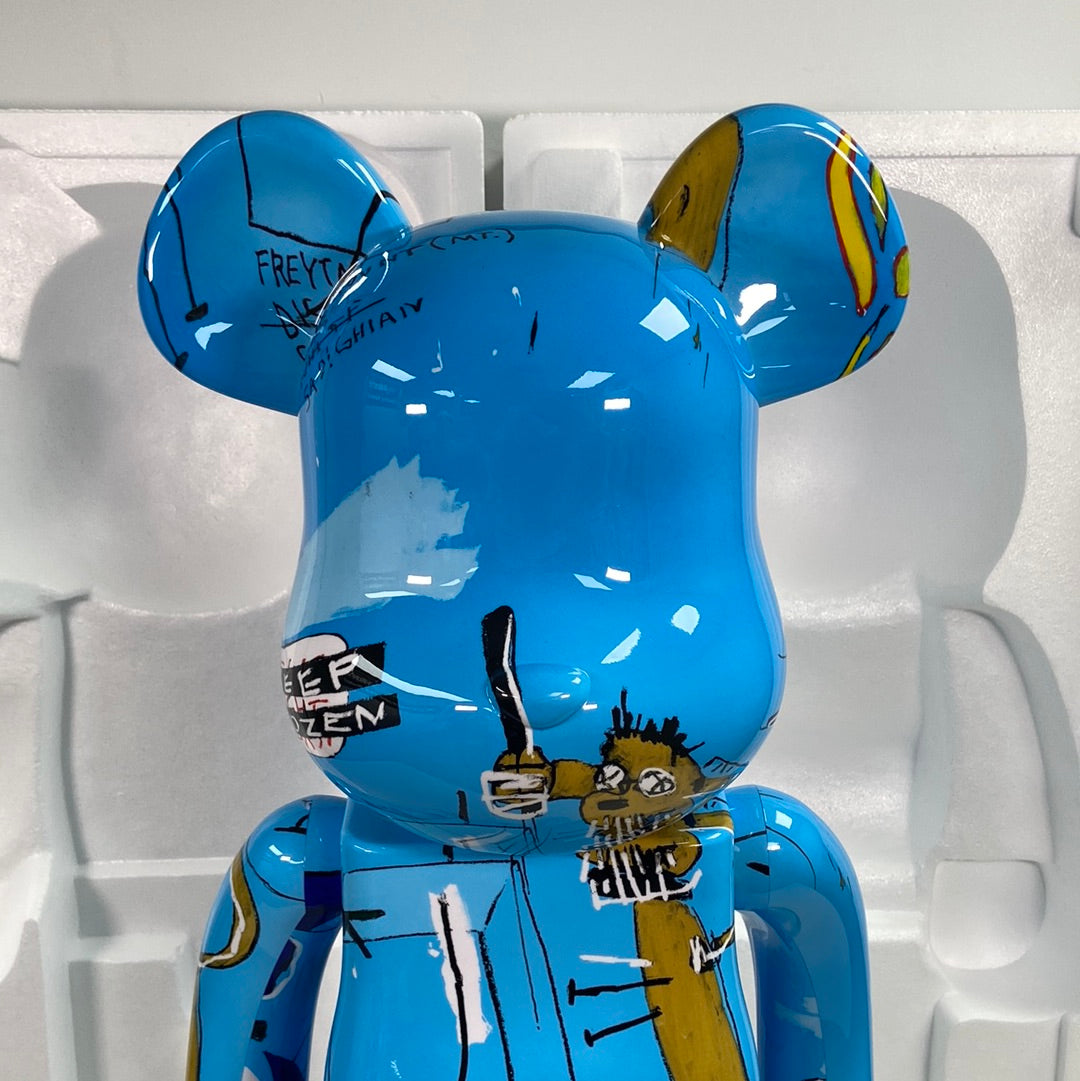 New Open Box Medicom BE@RBRICK 1000% Jean-Michel Basquiat #4