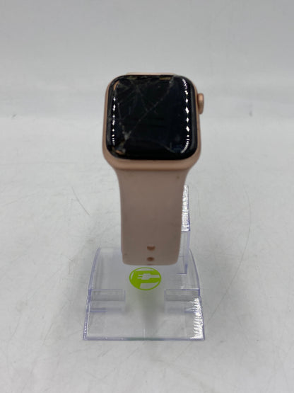 Broken GPS Only Apple Watch Series 5 40MM Aluminum Pink Sport Band A2092
