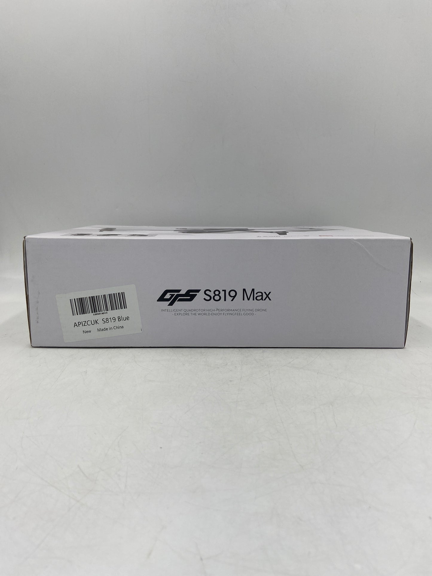 New GPS S819 Max Blue 3-Axis HD Camera Drone with Touch Screen Smart Remote S819
