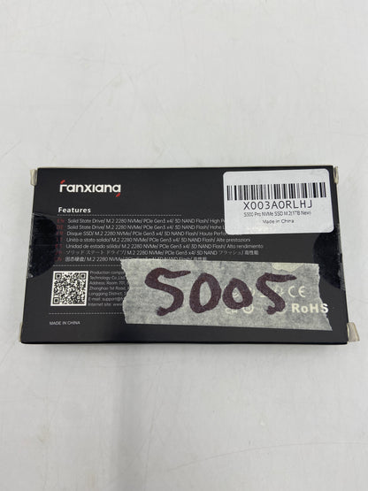 New Fanxiang 1TB SSD Solid State Drive NVMe SSD