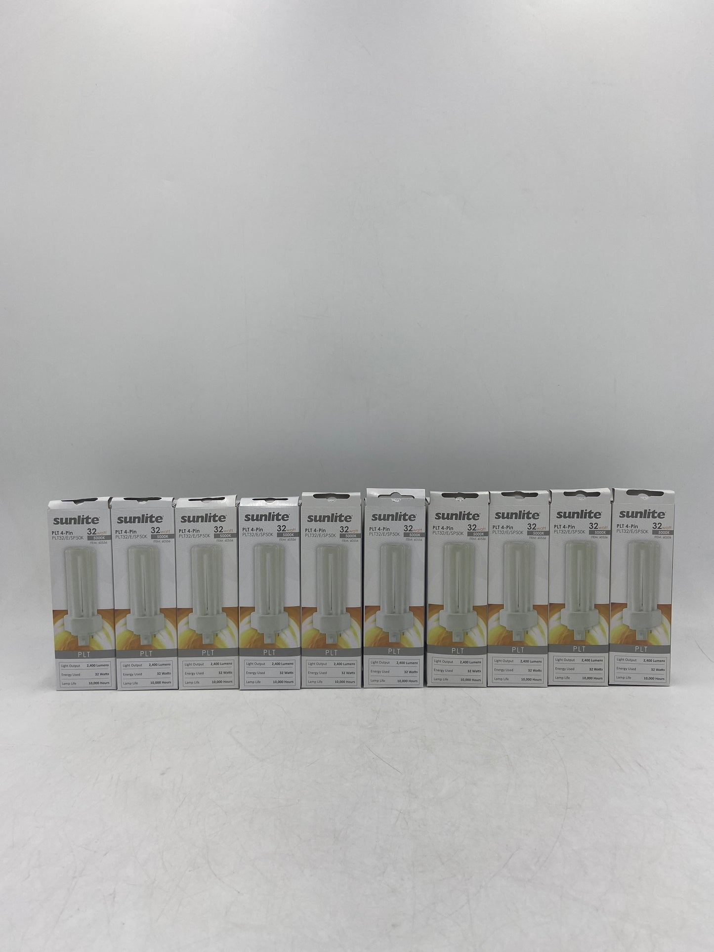 New sunlite PLT 4-Pin PLT32/E/SP50K 32 Watts 2400 Lumens Light Bulbs 60556 10 PACK