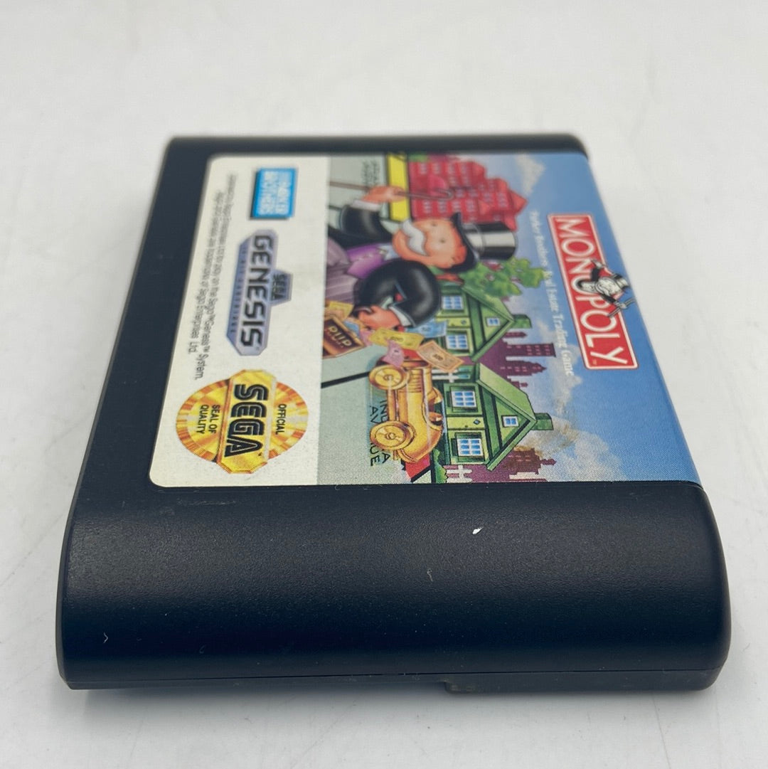 Monopoly (Sega Genesis, 1992) Parker Brothers Real Estate Trading Game